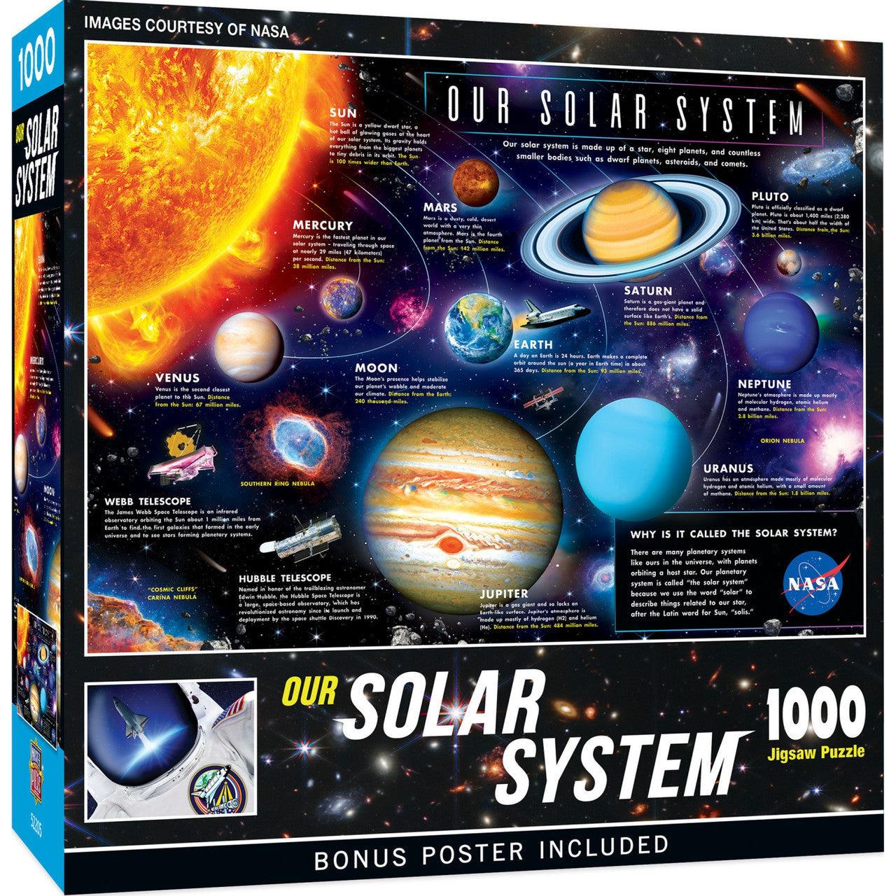 MasterPieces-NASA - The Solar System - 1000 Piece Puzzle-72334-Legacy Toys