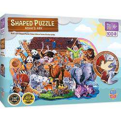 MasterPieces-Noah's Ark - 100 Piece Shaped Puzzle-11925-Legacy Toys