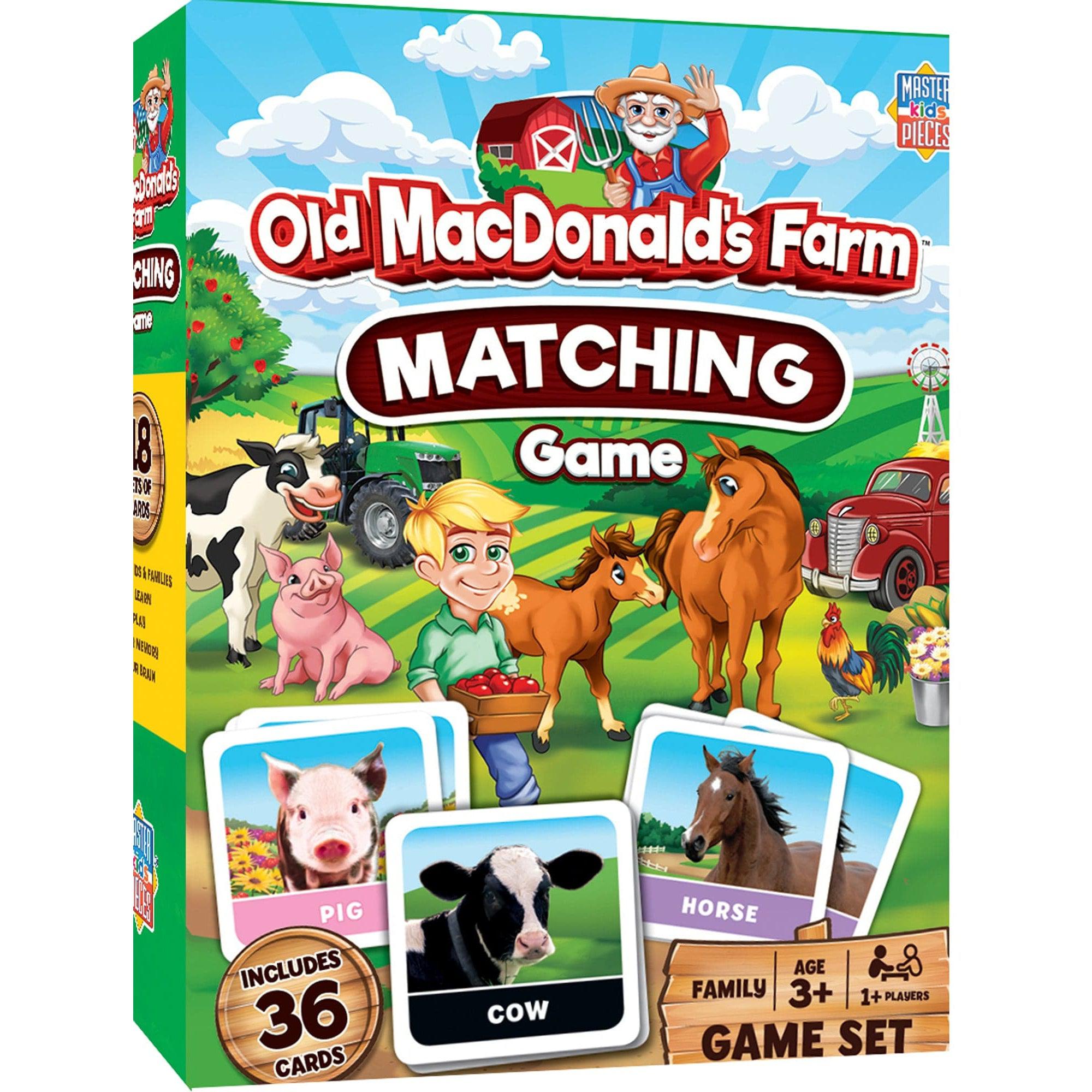 MasterPieces-Old MacDonald's Farm Matching Game-42126-Legacy Toys