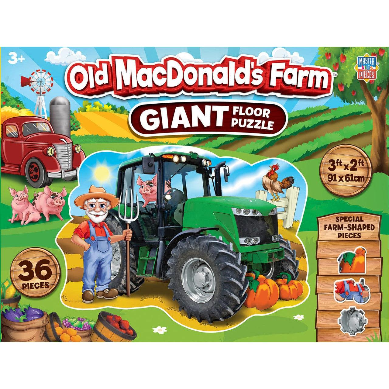 MasterPieces-Old MacDonald's Farm Puzzle - 36pc Floor Puzzle-12978-Legacy Toys