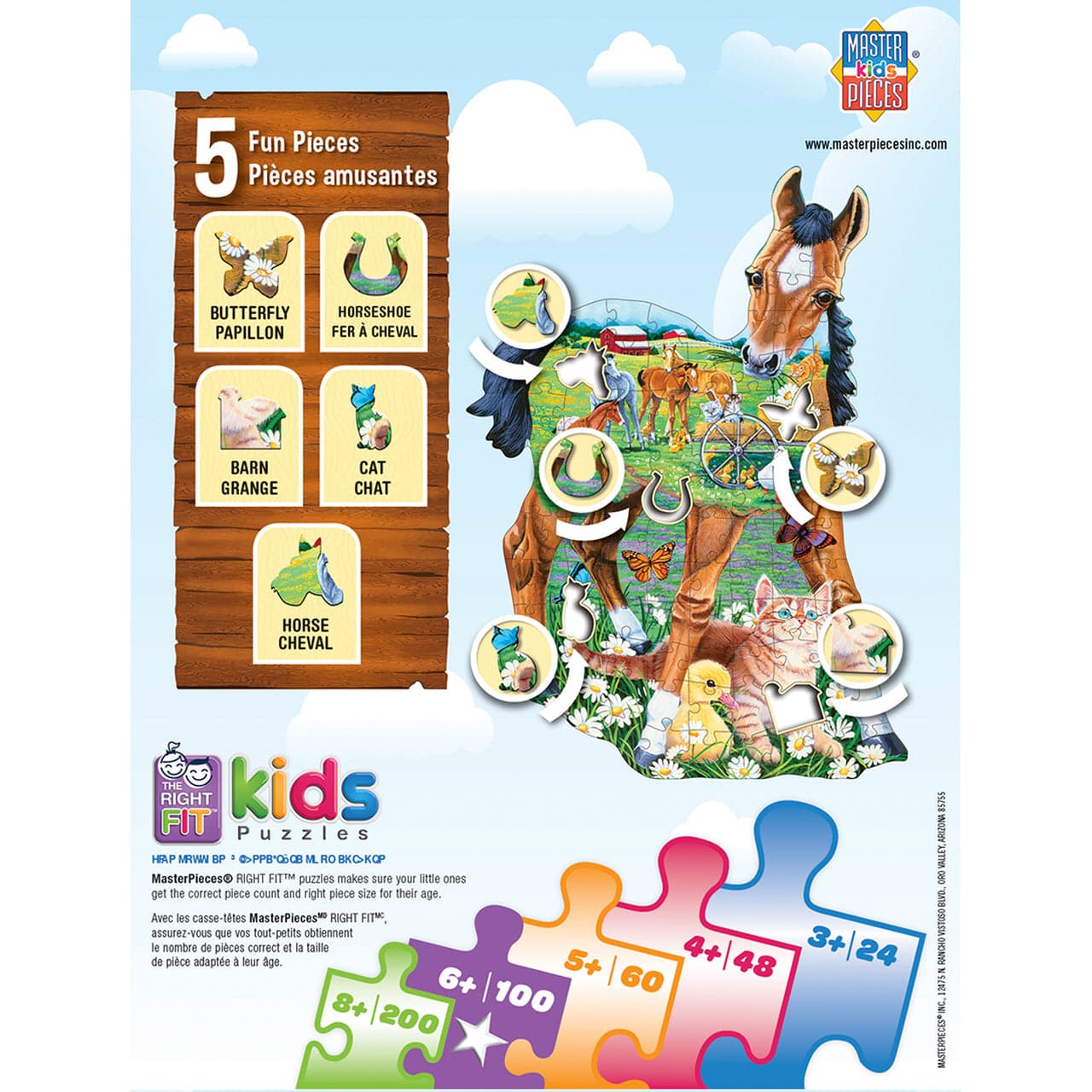 MasterPieces-Pony Playtime - 100 Piece Shaped Puzzle-11940-Legacy Toys