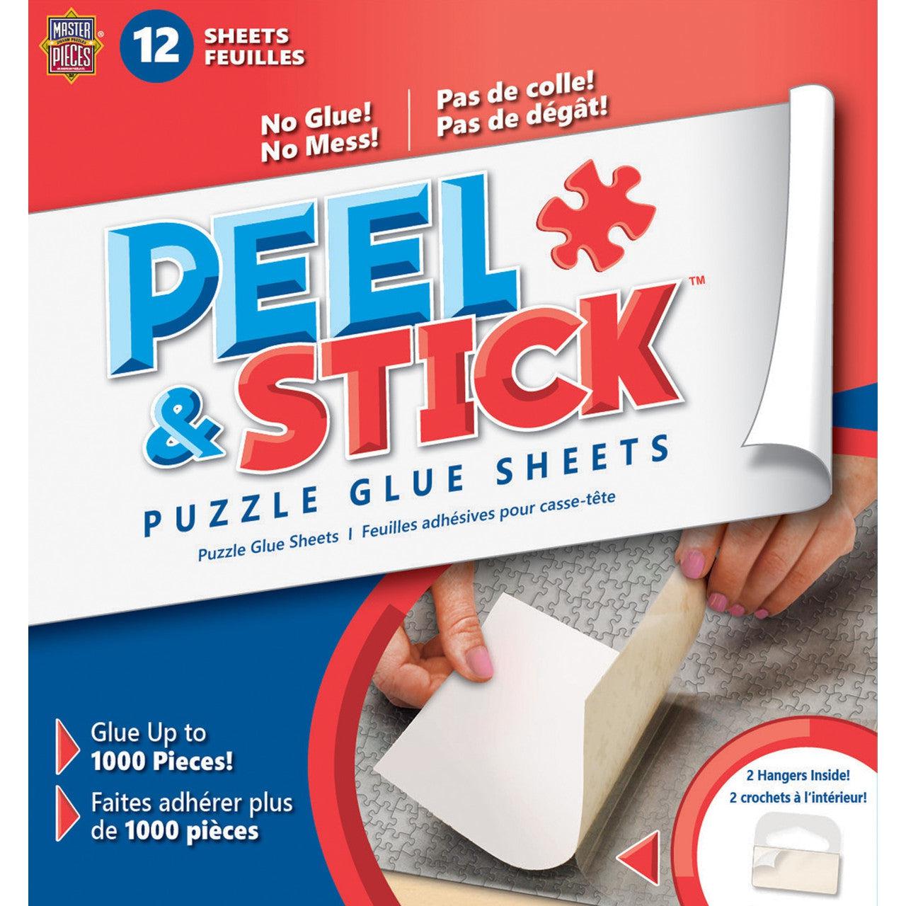 MasterPieces-Puzzle Accessories - Peel & Stick Glue Sheets-52013-Legacy Toys
