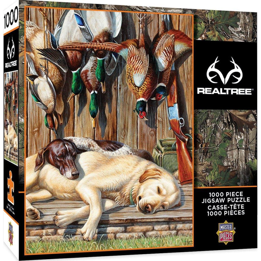 MasterPieces-Realtree - All Tuckered Out - 1000 Piece Puzzle-71941-Legacy Toys