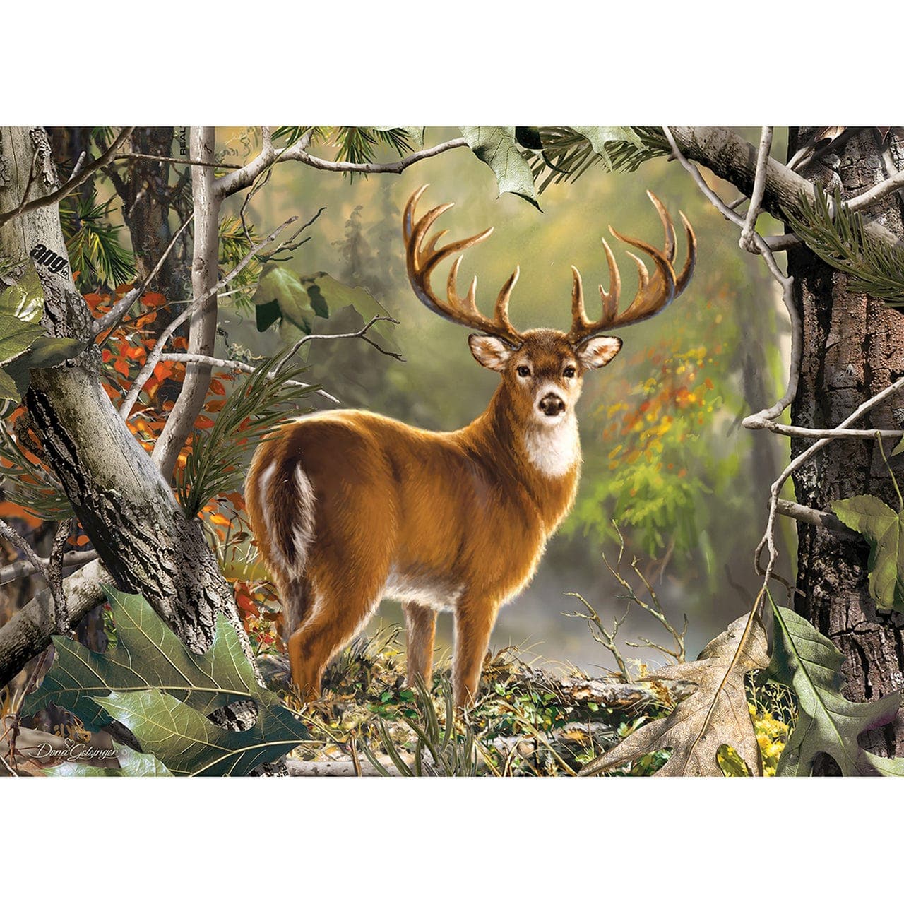 MasterPieces-Realtree - Backcountry Buck - 1000 Piece Puzzle-71751-Legacy Toys