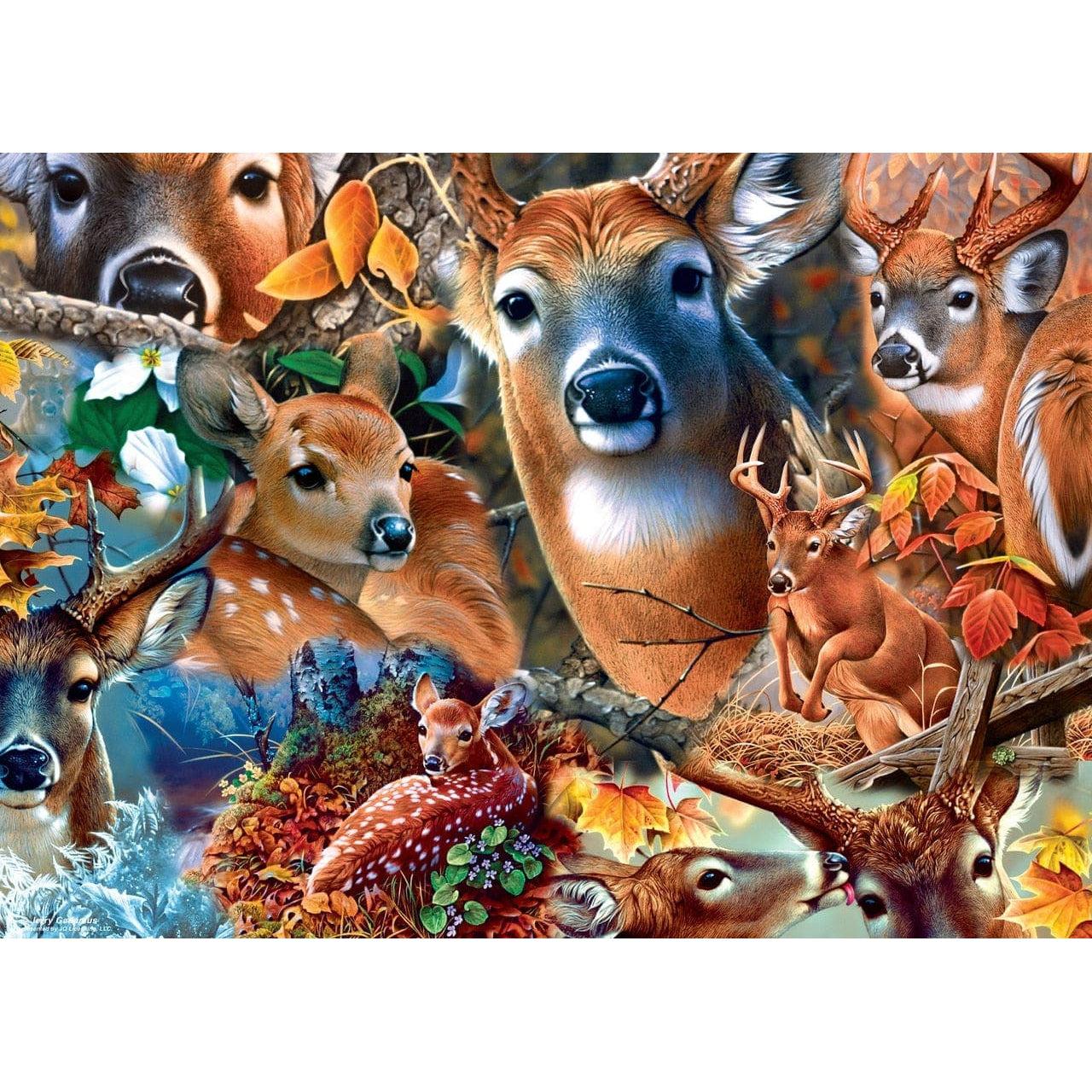 Puzzle Forest Gathering Master-Pieces-72033 1000 pièces Puzzles - Animaux  de la forêt