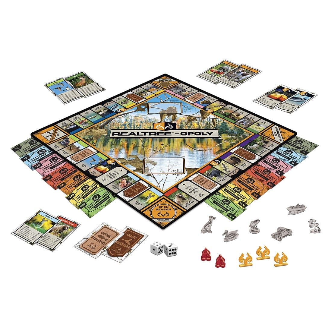 MasterPieces-Realtree Opoly Board Game-41881-Legacy Toys