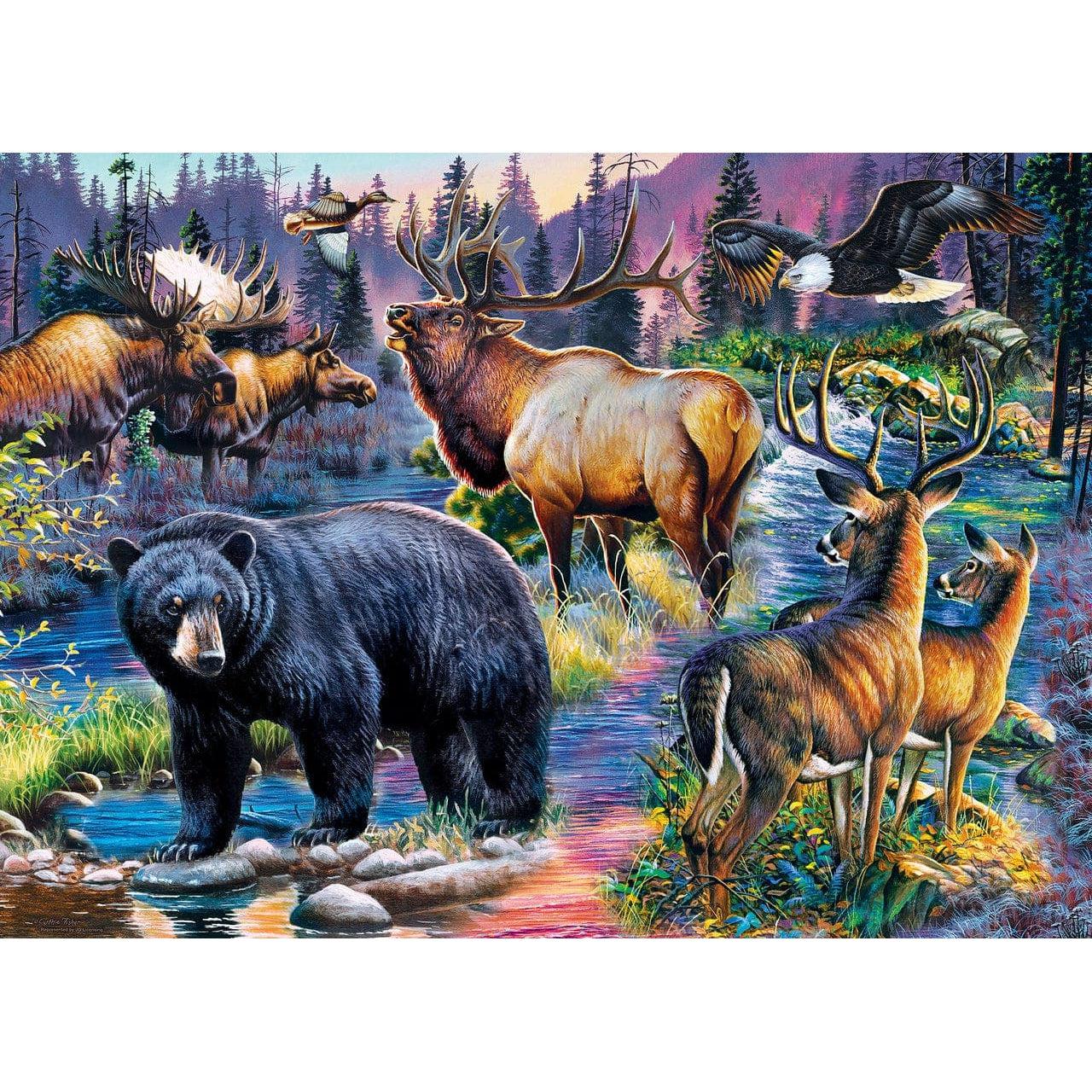 MasterPieces-Realtree - Wild Living - 1000 Piece Puzzle-71940-Legacy Toys