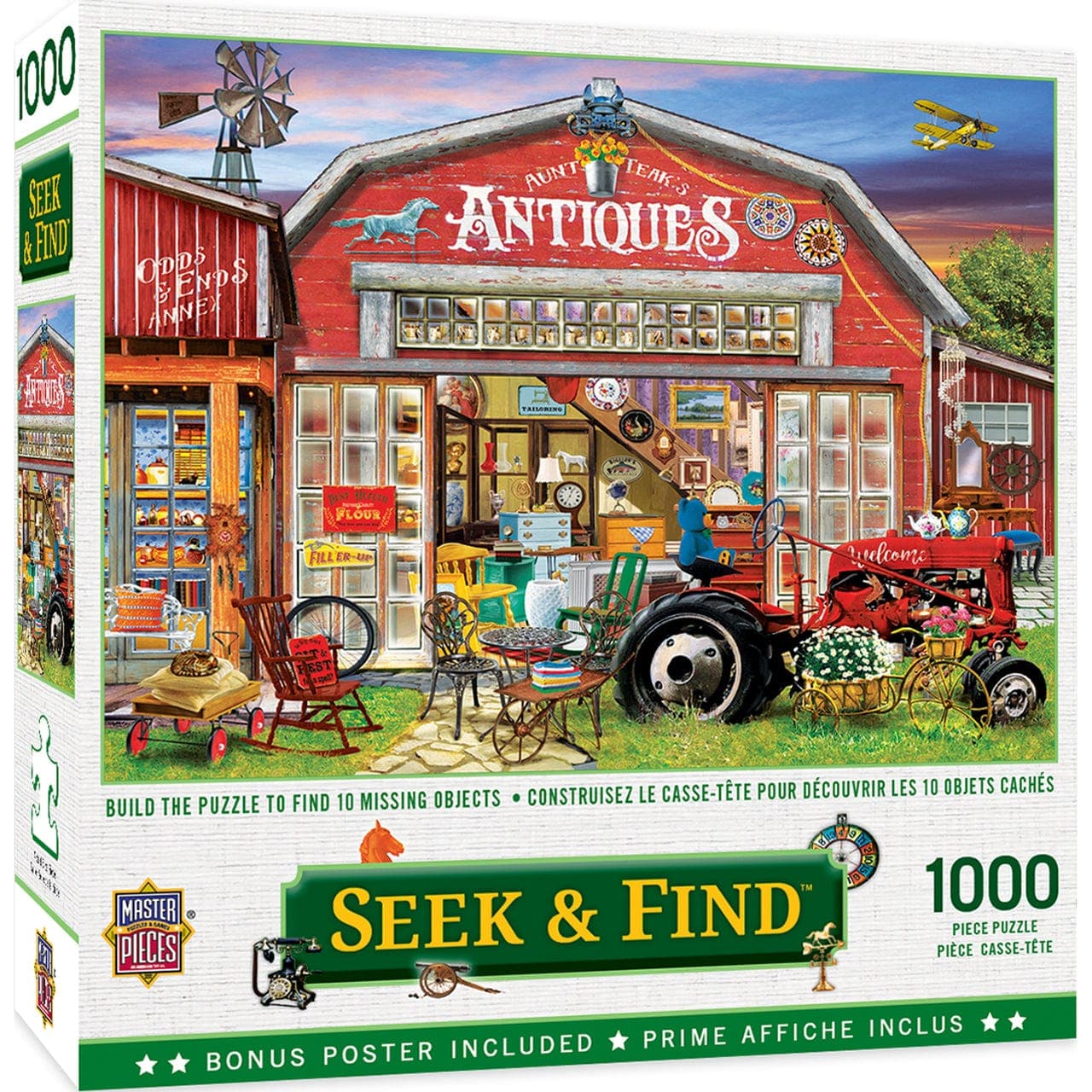 MasterPieces-Seek & Find - Antiques for Sale - 1000 Piece Puzzle-72003-Legacy Toys
