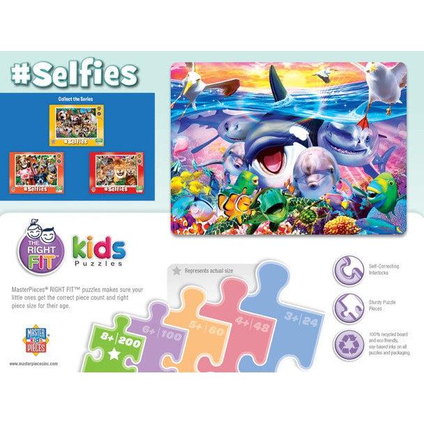 MasterPieces-Selfies - Wild Waves - 200 Piece Puzzle-12119-Legacy Toys