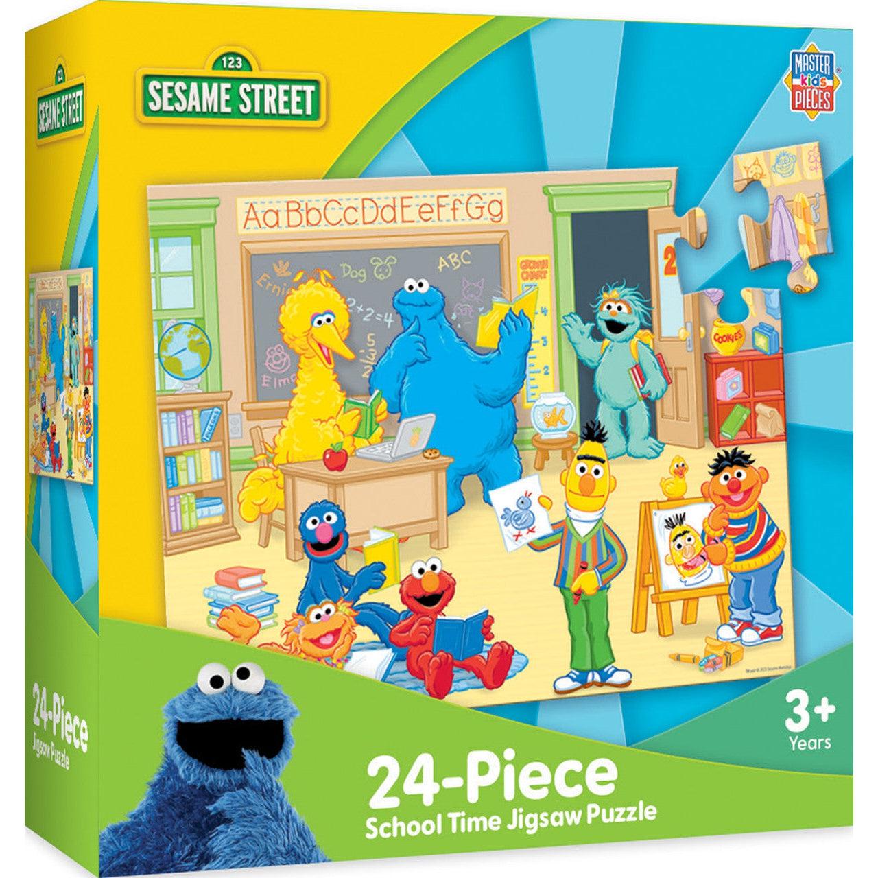 MasterPieces-Sesame Street - School Time - 24pc Puzzle-12342-Legacy Toys
