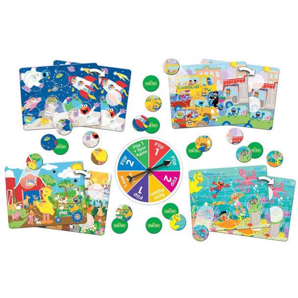 MasterPieces-Sesame Street - Spot the Dot Picture Spotting Game Set-13399-Legacy Toys
