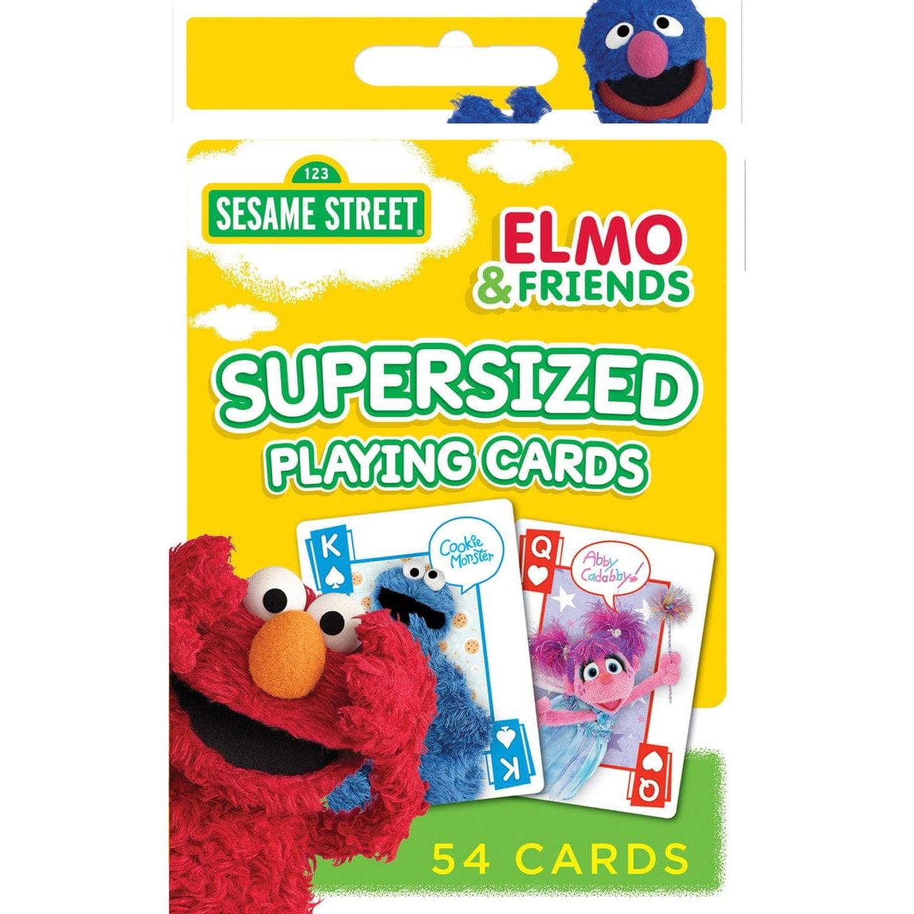 MasterPieces-Sesame Street - Supersized Playing Cards-42113-Legacy Toys