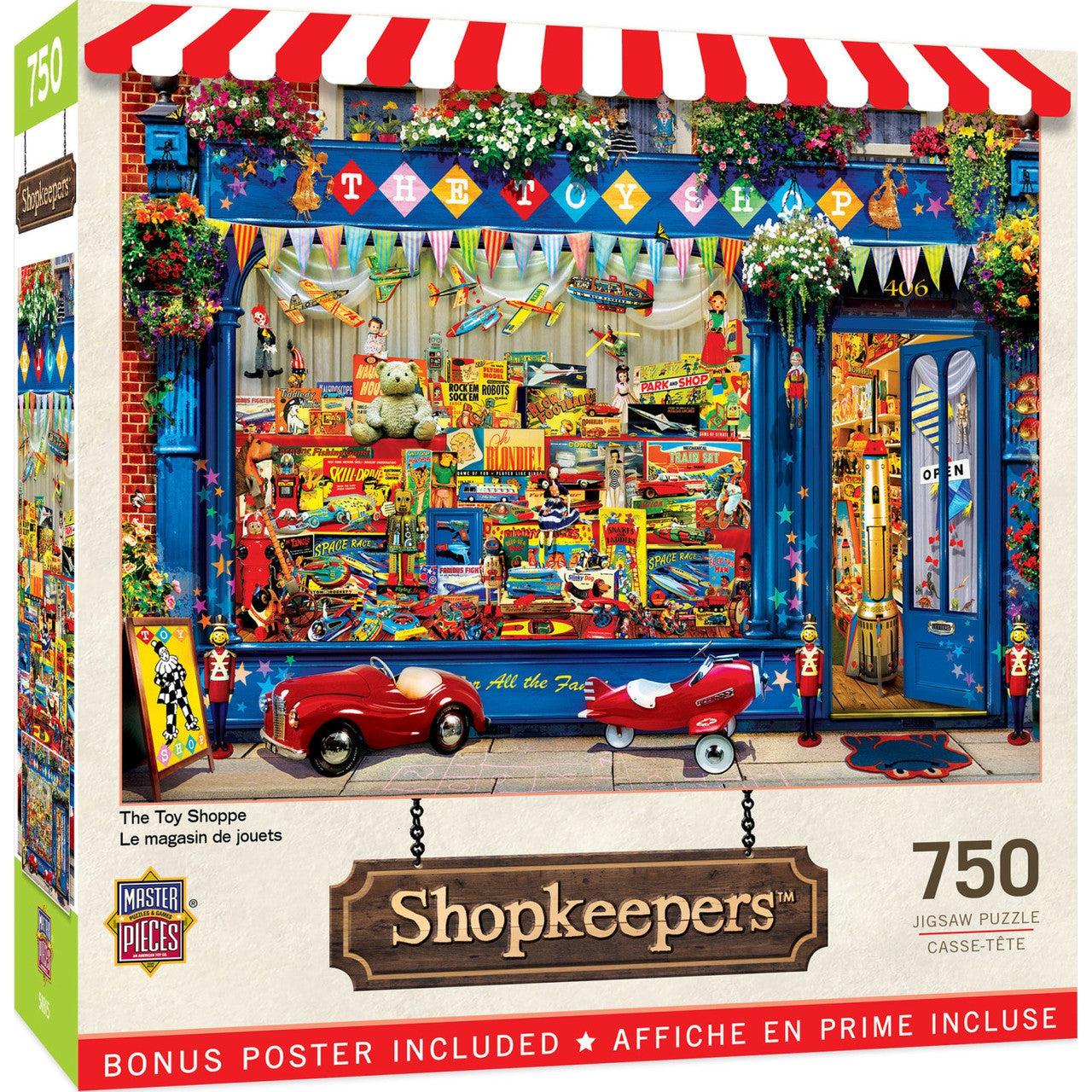 MasterPieces-Shopkeepers - The Toy Shoppe - 750 Piece Puzzle-32257-Legacy Toys
