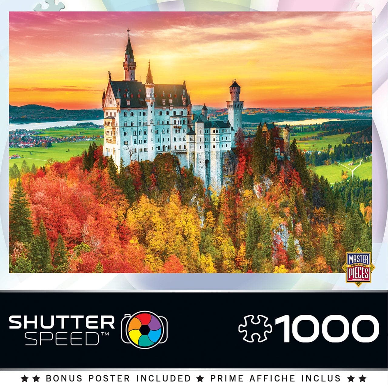 MasterPieces-Shutterspeed - Autumn Castle - 1000 Piece Puzzle-71953-Legacy Toys