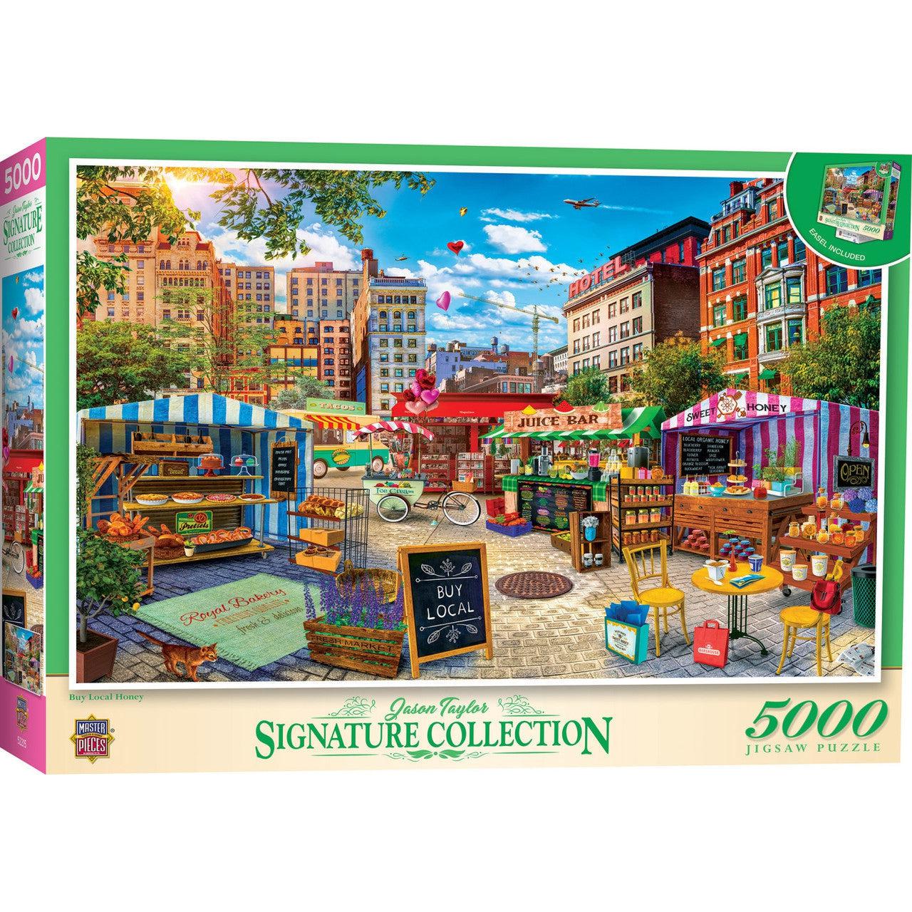 MasterPieces-Signature - Buy Local Honey - 5000 Piece Puzzle-72296-Legacy Toys