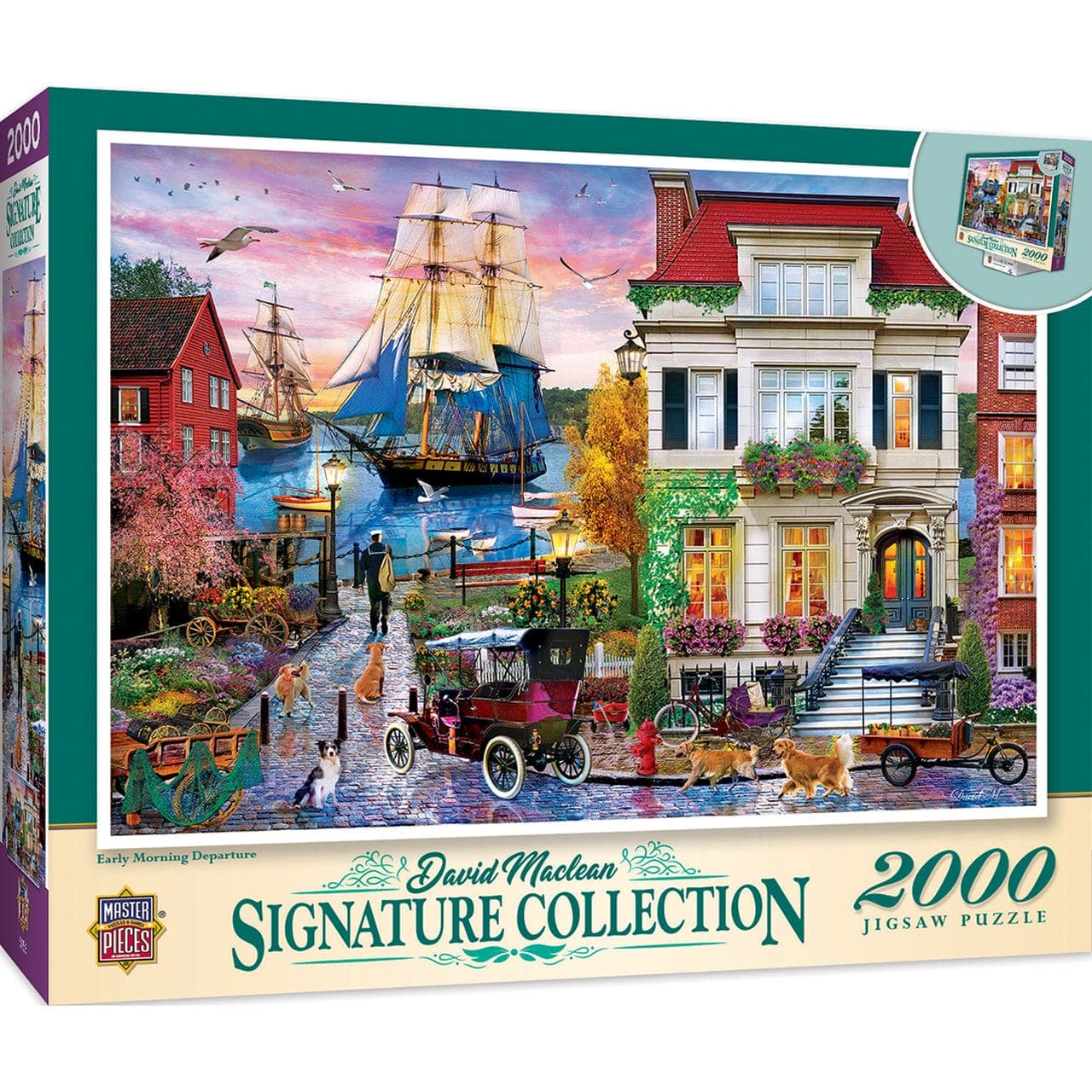 MasterPieces-Signature Collection - Early Morning Departure - 2000 Piece Puzzle-72136-Legacy Toys