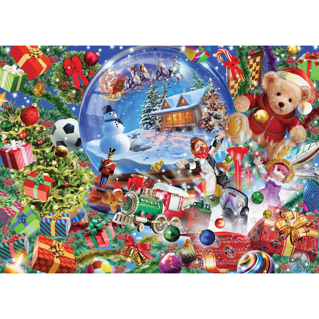 MasterPieces-Signature Collection Holiday - Snow Globe Dreams - 300 Piece Puzzle-60790-Legacy Toys