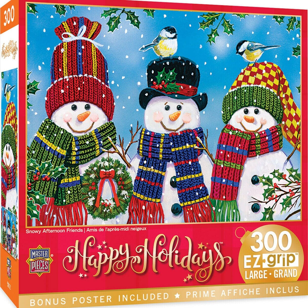 MasterPieces-Signature Collection Holiday - Snowy Afternoon Friends - 500 Piece Puzzle-60794-Legacy Toys