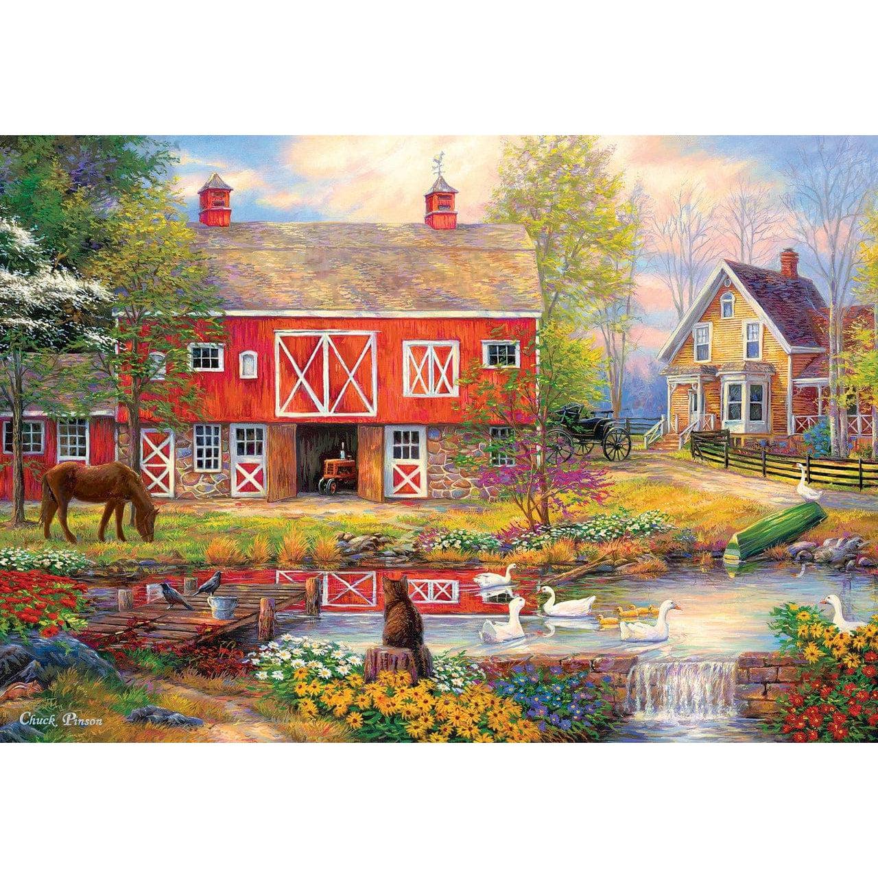 MasterPieces-Signature Collection - Reflections on Country Living - 2000pc Puzzle-72047-Legacy Toys