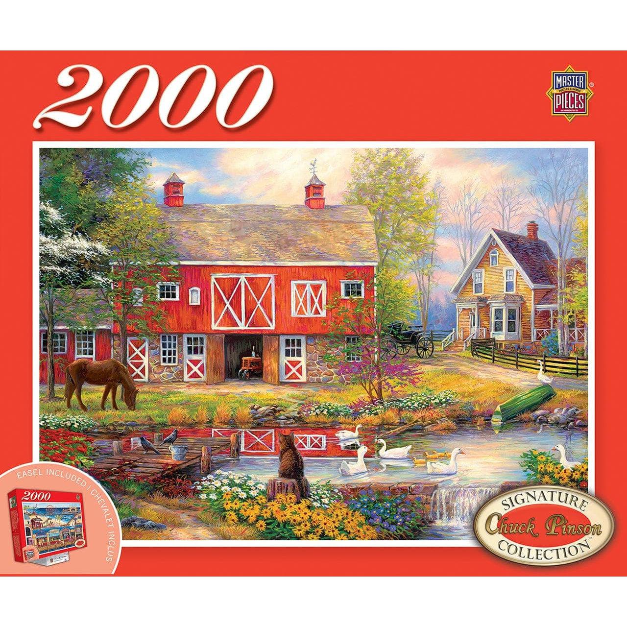 MasterPieces-Signature Collection - Reflections on Country Living - 2000pc Puzzle-72047-Legacy Toys