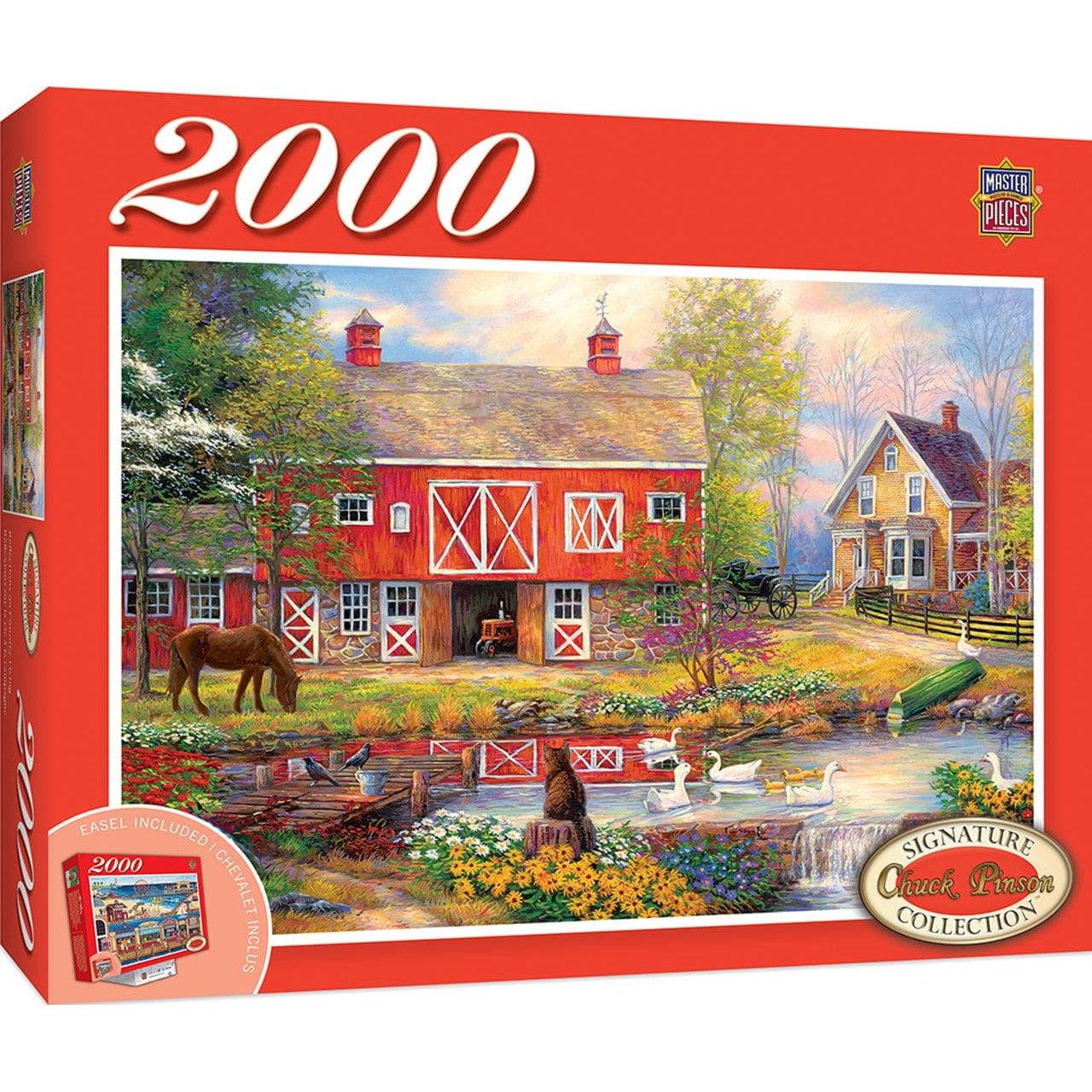 MasterPieces-Signature Collection - Reflections on Country Living - 2000pc Puzzle-72047-Legacy Toys