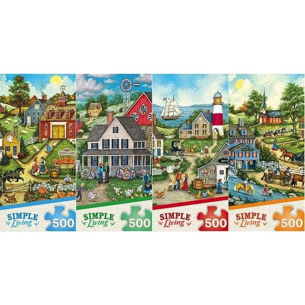 MasterPieces-Simple Living - Assortment - 500 Piece Puzzle--Legacy Toys