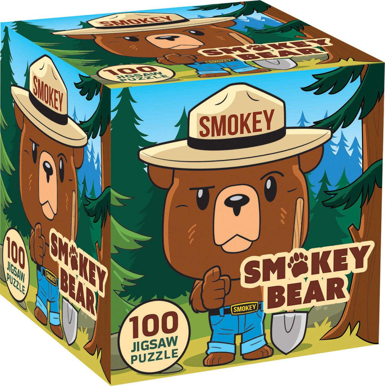 MasterPieces-Smokey Bear - 100 Piece Cube Puzzle-12338-Legacy Toys