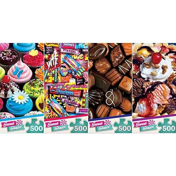 MasterPieces-Sweet Shoppe - Assortment - 500 Piece Puzzle--Legacy Toys