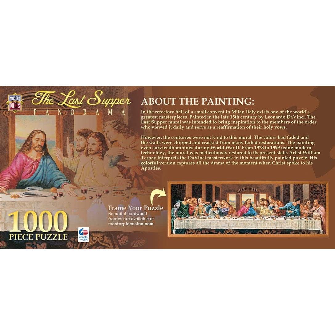MasterPieces-The Last Supper - 1000 Piece Panoramic Puzzle-71372-Legacy Toys