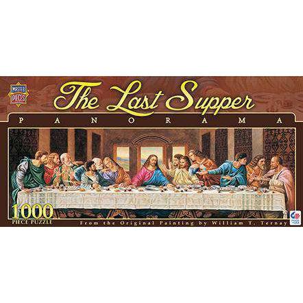 MasterPieces-The Last Supper - 1000 Piece Panoramic Puzzle-71372-Legacy Toys