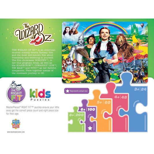 MasterPieces-The Wizard of Oz - Wonderful Wizard of Oz - 100 Piece Puzzle-12241-Legacy Toys