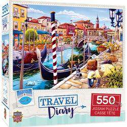 MasterPieces-Travel Diary - Venice - 550 Piece Puzzle-31976-Legacy Toys