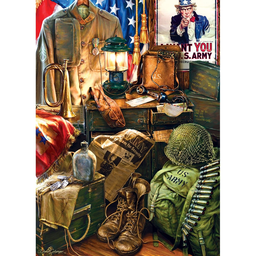 MasterPieces-U.S. Army - Men of Honor - 1000 Piece Puzzle-71510-Legacy Toys