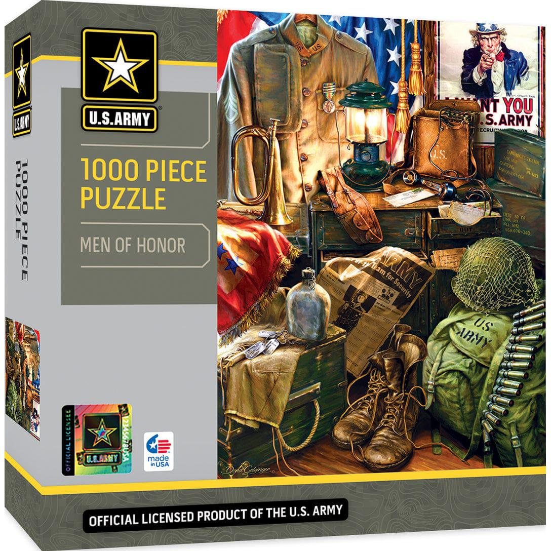 MasterPieces-U.S. Army - Men of Honor - 1000 Piece Puzzle-71510-Legacy Toys