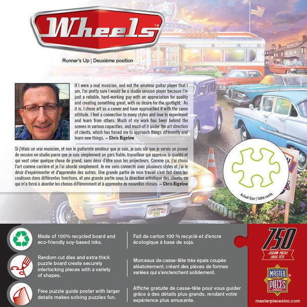 MasterPieces-Wheels - Runner's Up - 750 Piece Puzzle-32052-Legacy Toys