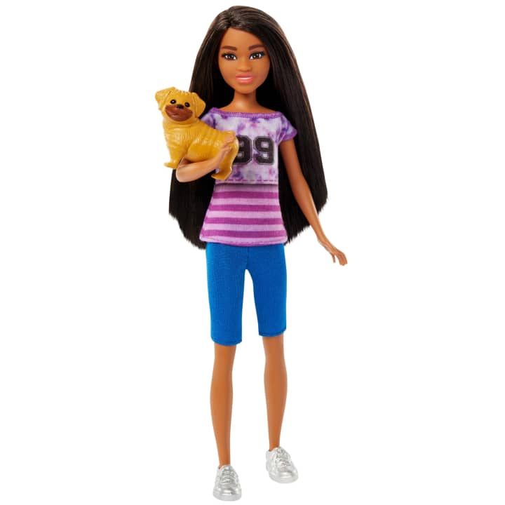 Mattel-Barbie and Stacie to the Rescue - Ligaya Doll with Pet Dog-HRM06-Legacy Toys