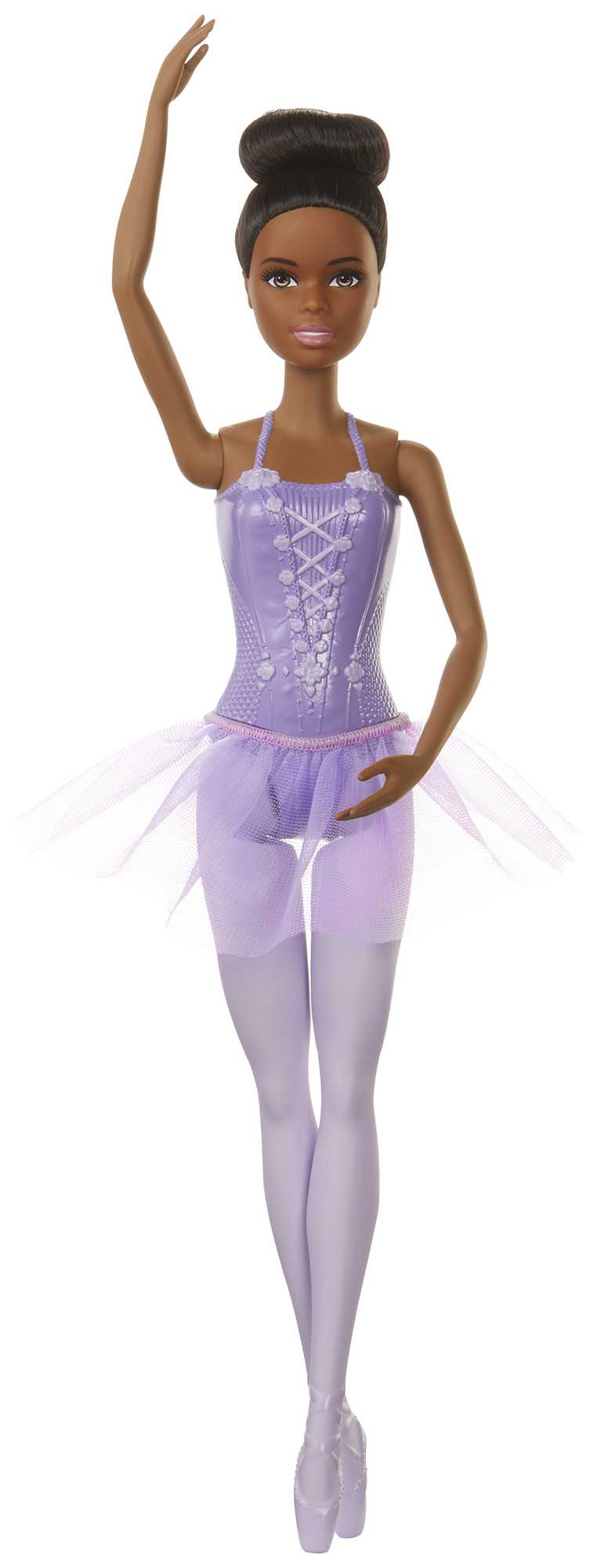 Mattel-Barbie Ballerina Doll - Brunette Hair - Purple Outfit-GJL61-Legacy Toys