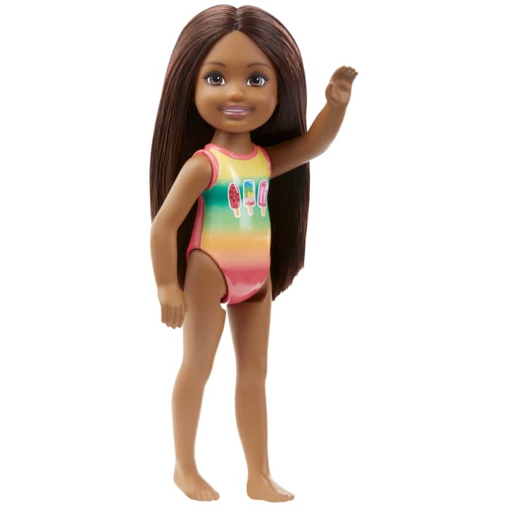 Mattel-Barbie Club Chelsea-GHV56-Ice Cream Swimsuit-Legacy Toys