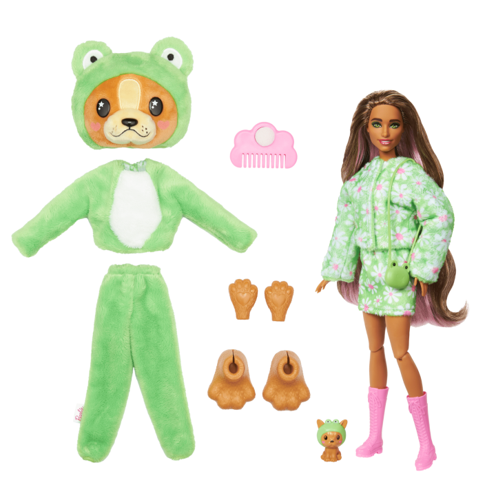 Mattel-Barbie Cutie Reveal - Puppy as Frog-HRK24-Legacy Toys