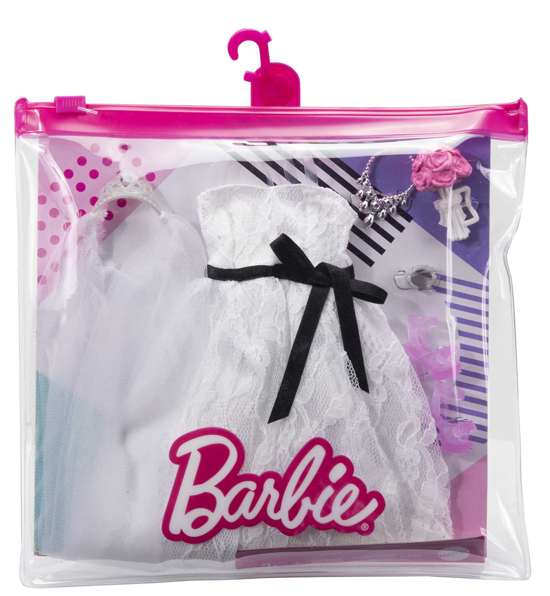 Mattel-Barbie Fashions - Wedding Dress-GWF10-Legacy Toys