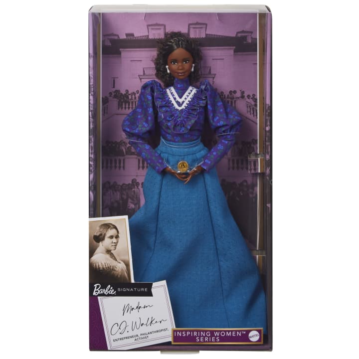 Mattel-Barbie Inspiring Women Doll - Madam C.J. Walker-HLM19-Legacy Toys