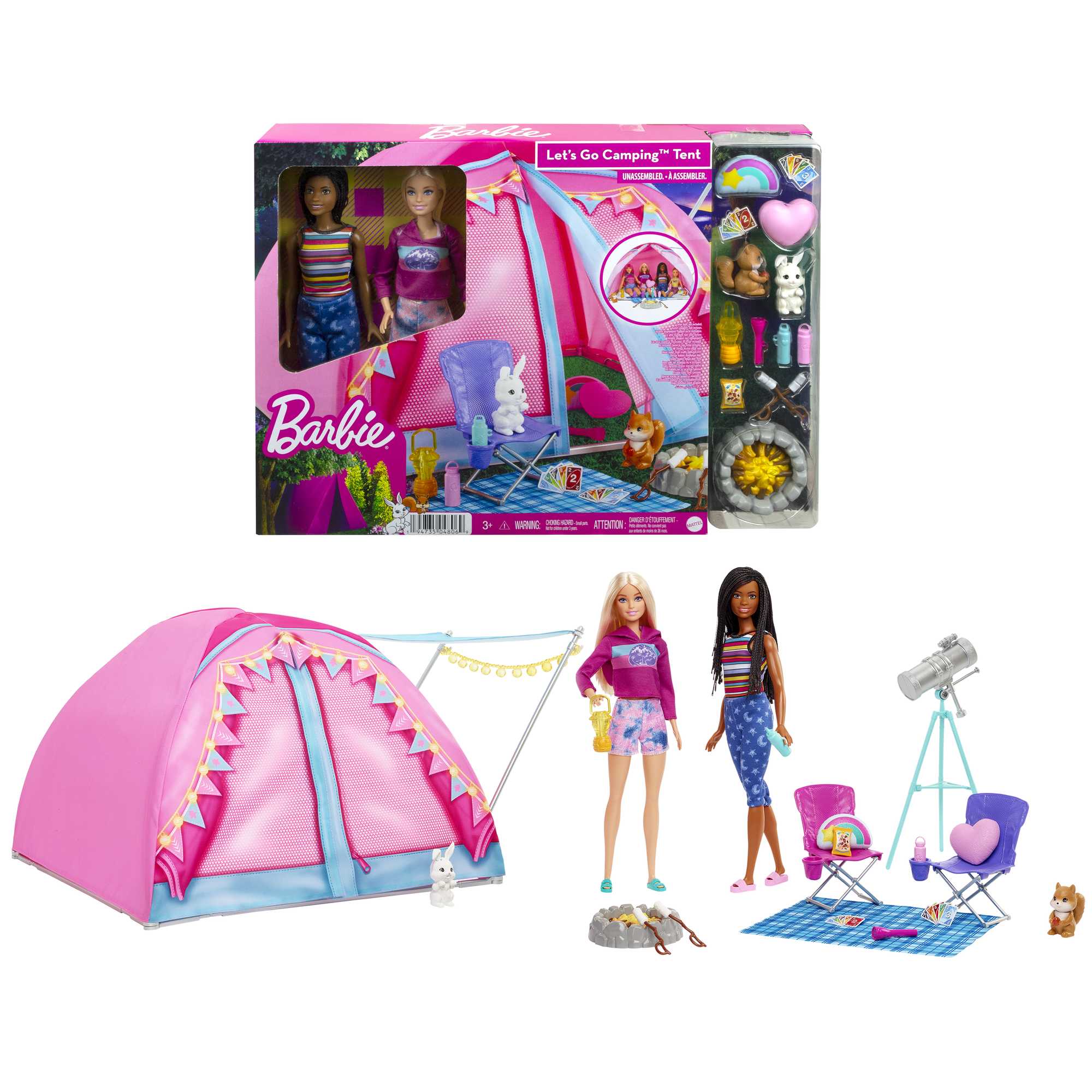 Mattel-Barbie Let's Go Camping Tent-HGC18-Legacy Toys