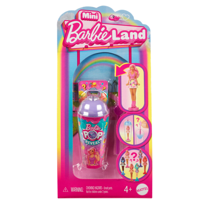 Mattel-Barbie Mini Barbieland Doll Assortment - Pop Reveal-HYM26-Legacy Toys
