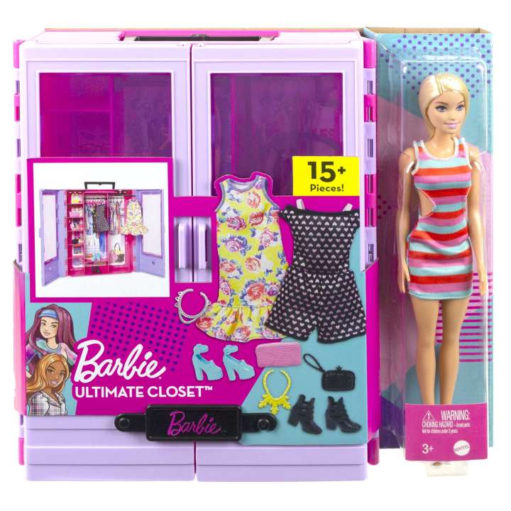 Mattel-Barbie Ultimate Closet Doll and Playset-HJL66-Legacy Toys