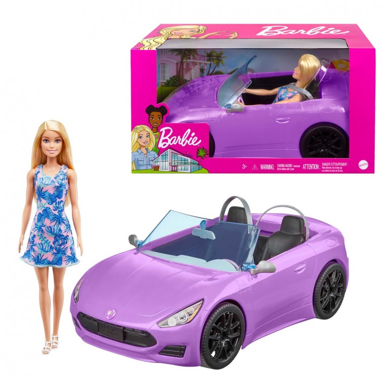 Mattel-Barbie® Doll and Vehicle-HBY29-Legacy Toys