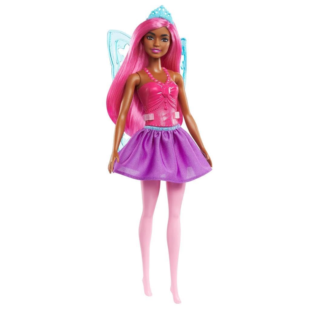 Mattel-Barbie™ Dreamtopia Fairy -Pink Hair Teal Wings-GXD60-Legacy Toys