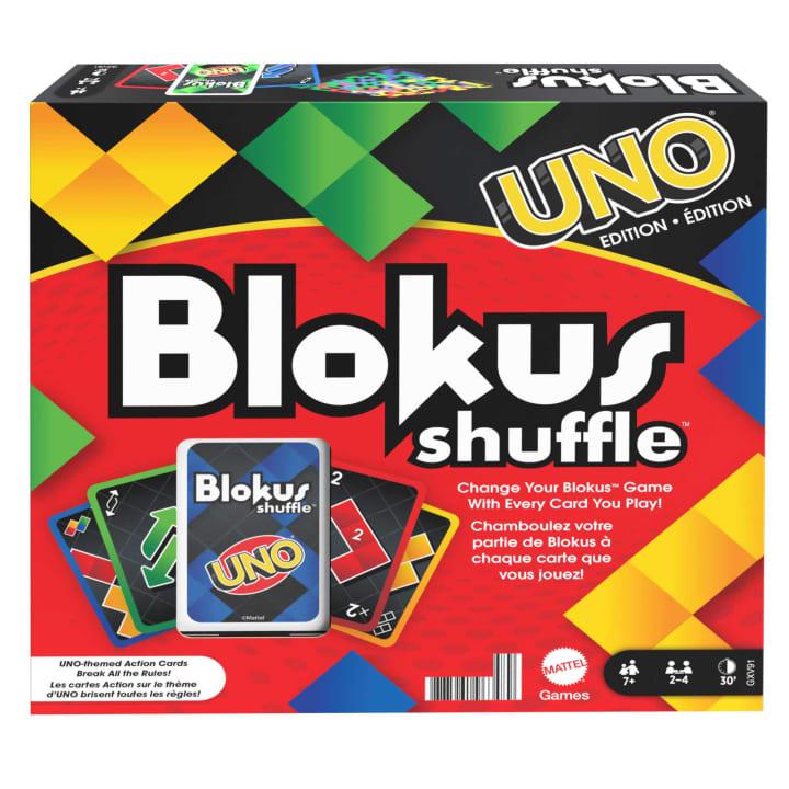 Mattel-Blokus Shuffle - UNO edition-GXV91-Legacy Toys