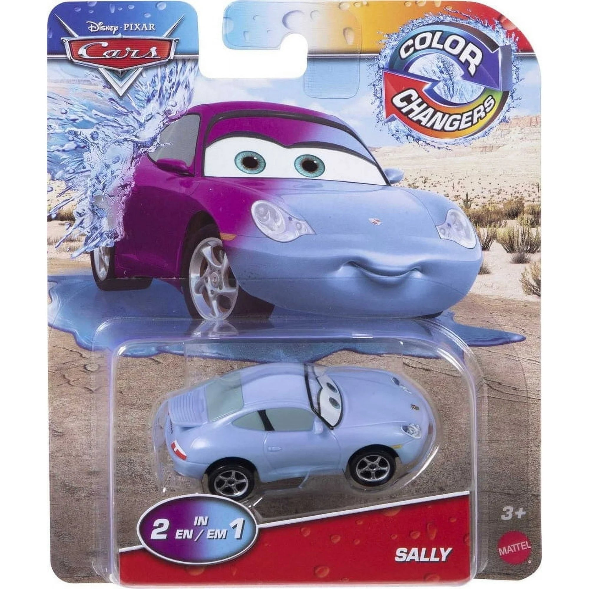 Mattel-Disney Pixar Cars Color Changers - Sally-HDM99-Legacy Toys