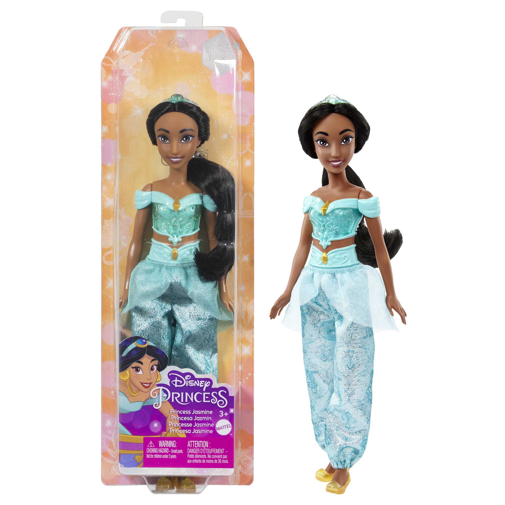 Mattel-Disney Princess Jasmine Doll-HLW12-Legacy Toys