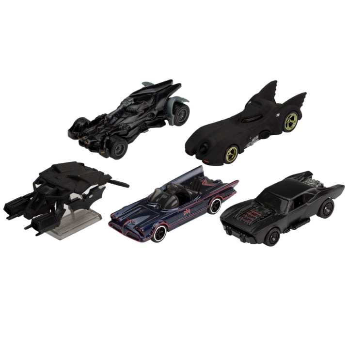 Mattel-Hot Wheels Batman 5-Pack Fan Favorite Collectors-GRM17-Legacy Toys